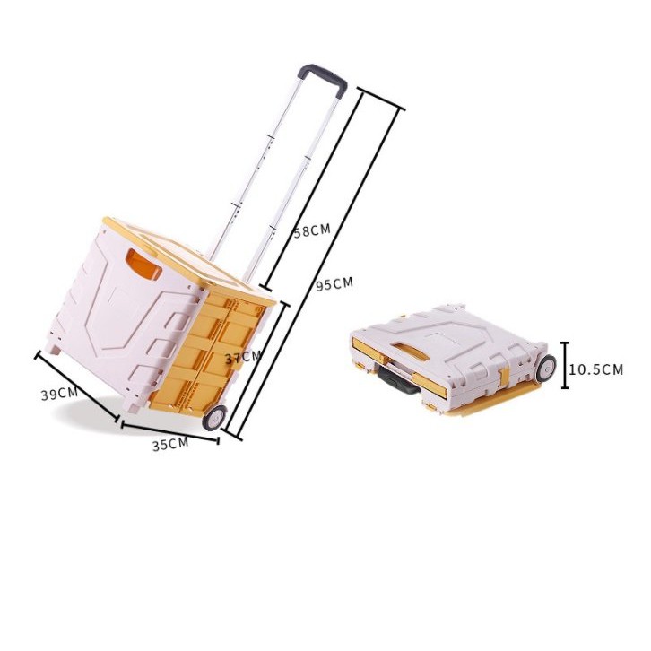 Thùng xếp gọn có bánh xe