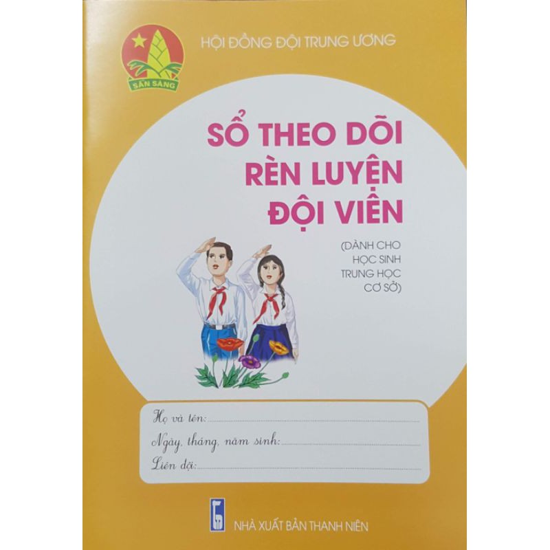 [ combo 100 quyển ], Sổ theo dõi rèn luyện đội viên dành cho trung học cơ sở