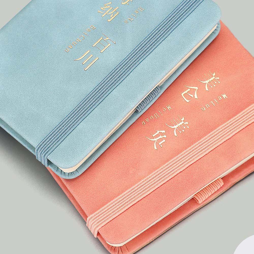 Sổ Tay Khổ A7 Phong Cách Đơn Giản Dùng Lên Kế Hoạch Hàng Ngày