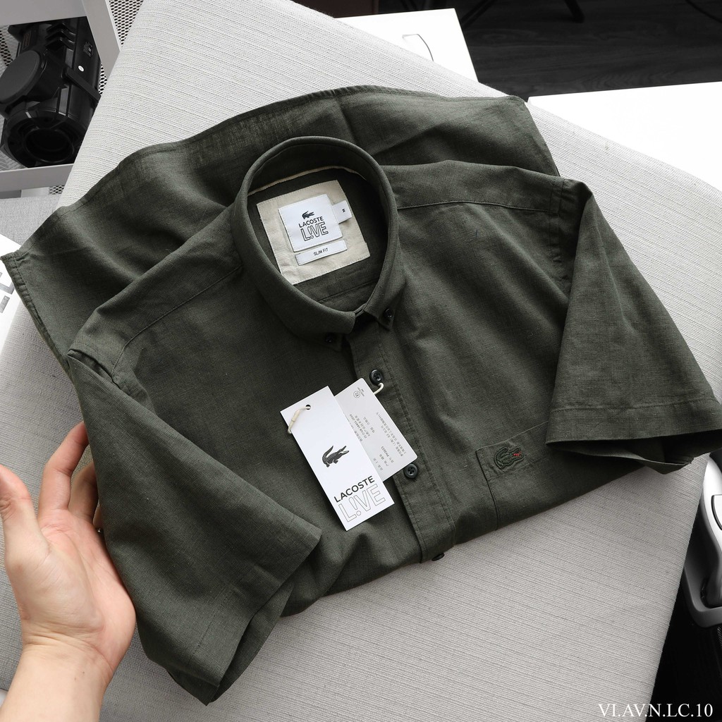 Áo sơ mi nam đũi CỘC TAY LCST HÀNG VNXK | BigBuy360 - bigbuy360.vn