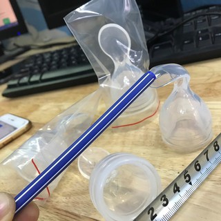 Núm thìa silicon thay thế cho bình Pigeon, bình Toom cổ nhỏ cho trẻ không ti bình
