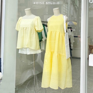 [ HÀNG THIẾT KẾ - KOISÉ STUDIO ] ĐẦM DÀI 3 TẦNG SÁT NÁCH