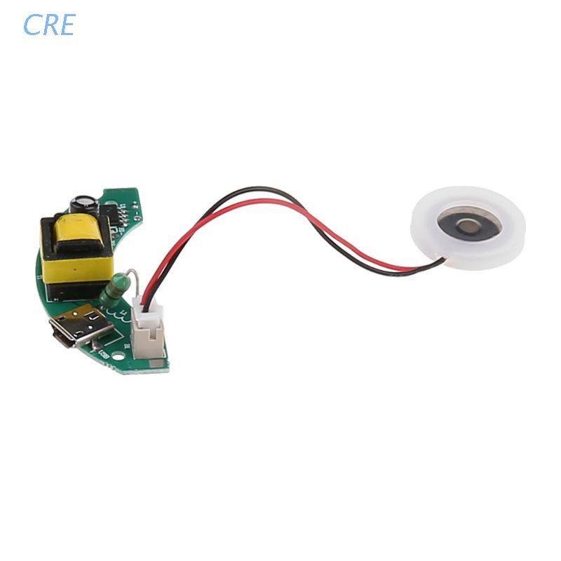 CRE  USB Mini Humidifier DIY Kits Mist Maker and Driver Circuit Board Fogger Atomization Film Atomizer Sheet Mini Oscillating Plate Accessories