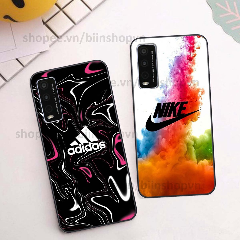 Ốp Vivo Y20 in hình thương hiệu nhiều màu sắc thể thao cá tính thời trang