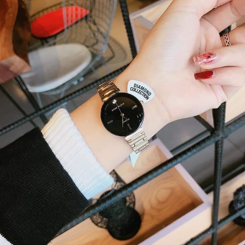 Đồng Hồ Nữ Anne Klein Mặt Kính 28mm, Dây Kim Loại Thép không Gỉ