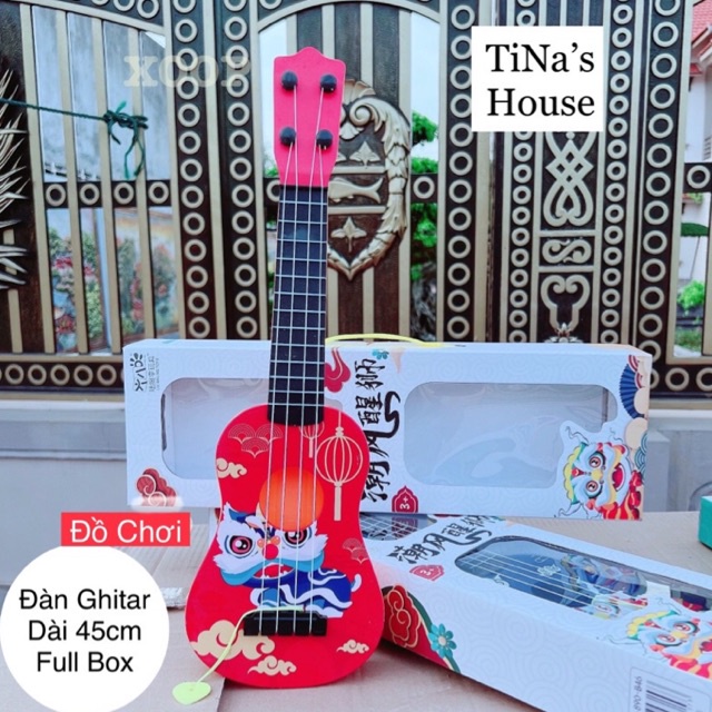 Đàn Guitar / Ghita Đồ Chơi Cho Bé, Đồ Chơi Đàn Ukulele Cho Bé Bằng Nhựa Abs Cao Cấp Với Thiết Kế Nhiều Màu Sắc Dễ Thương