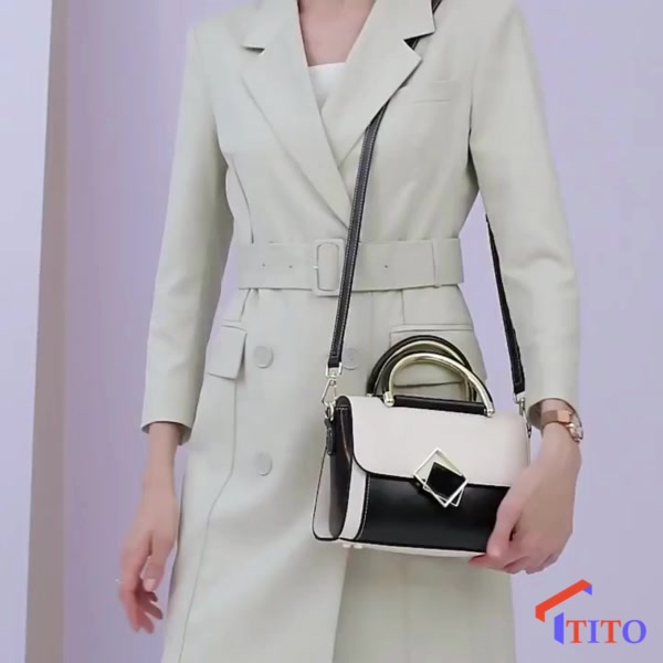 Túi Xách Nữ Đeo Chéo Khóa Vuông Cách Điệu Đẹp Phong Cách Trẻ Trung Giá Rẻ | BigBuy360 - bigbuy360.vn