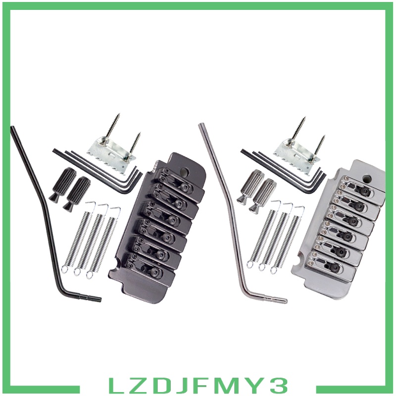 Cầu Tremolo 6 Dây 92x38.8mm Màu Bạc Bền Cho Đàn Guitar Điện