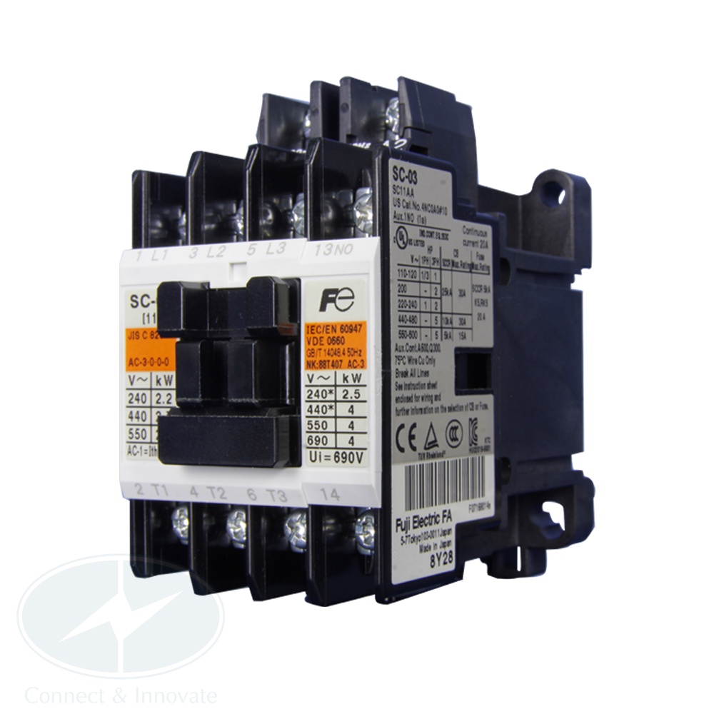 Contactor Fuji Electric SC-03 9A, 1NO
