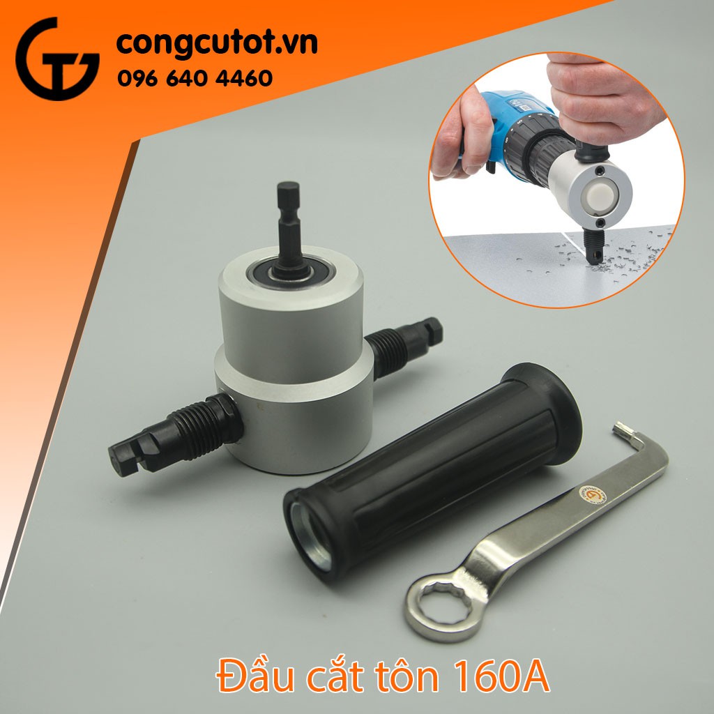 Đầu cắt tôn bằng máy khoan vỉ nhựa loại 160A