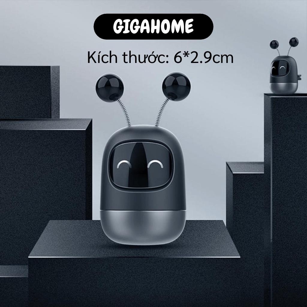 Nước Hoa Xe Hơi GIGAHOME Nước Hoa Ô Tô Mini Khử Mùi Hình Robot Dễ Thương 10130