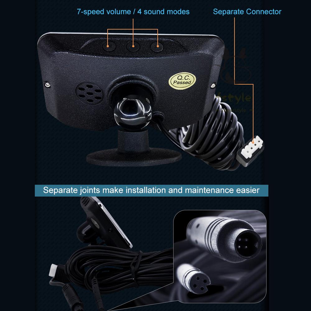 Radar Cảm Biến Đỗ Xe Hiển Thị Lcd 4 Cái | BigBuy360 - bigbuy360.vn