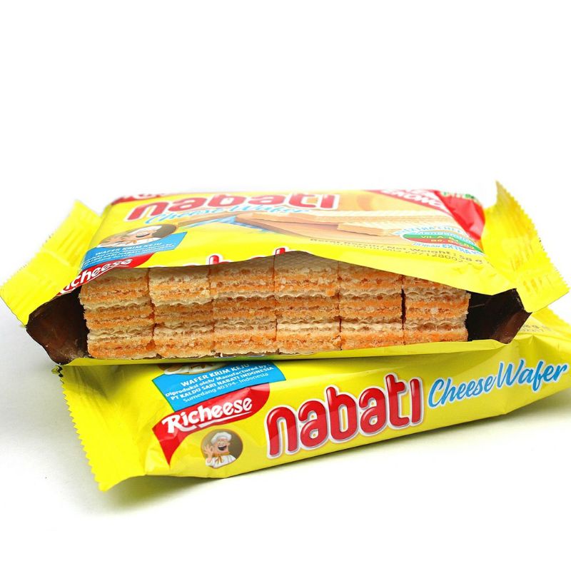 combo 5 bịch Bánh Xốp Nabati Phô Mai Wafer Richeese Gói 50g