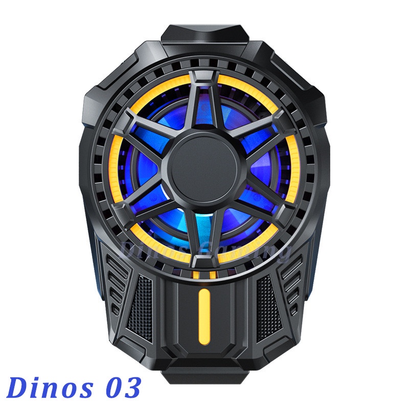 QUẠT TẢN NHIỆT DINOS 03 GẮN ĐIỆN THOẠI, TRÁNH NÓNG TRÁNH LAG KHI CHƠI GAME