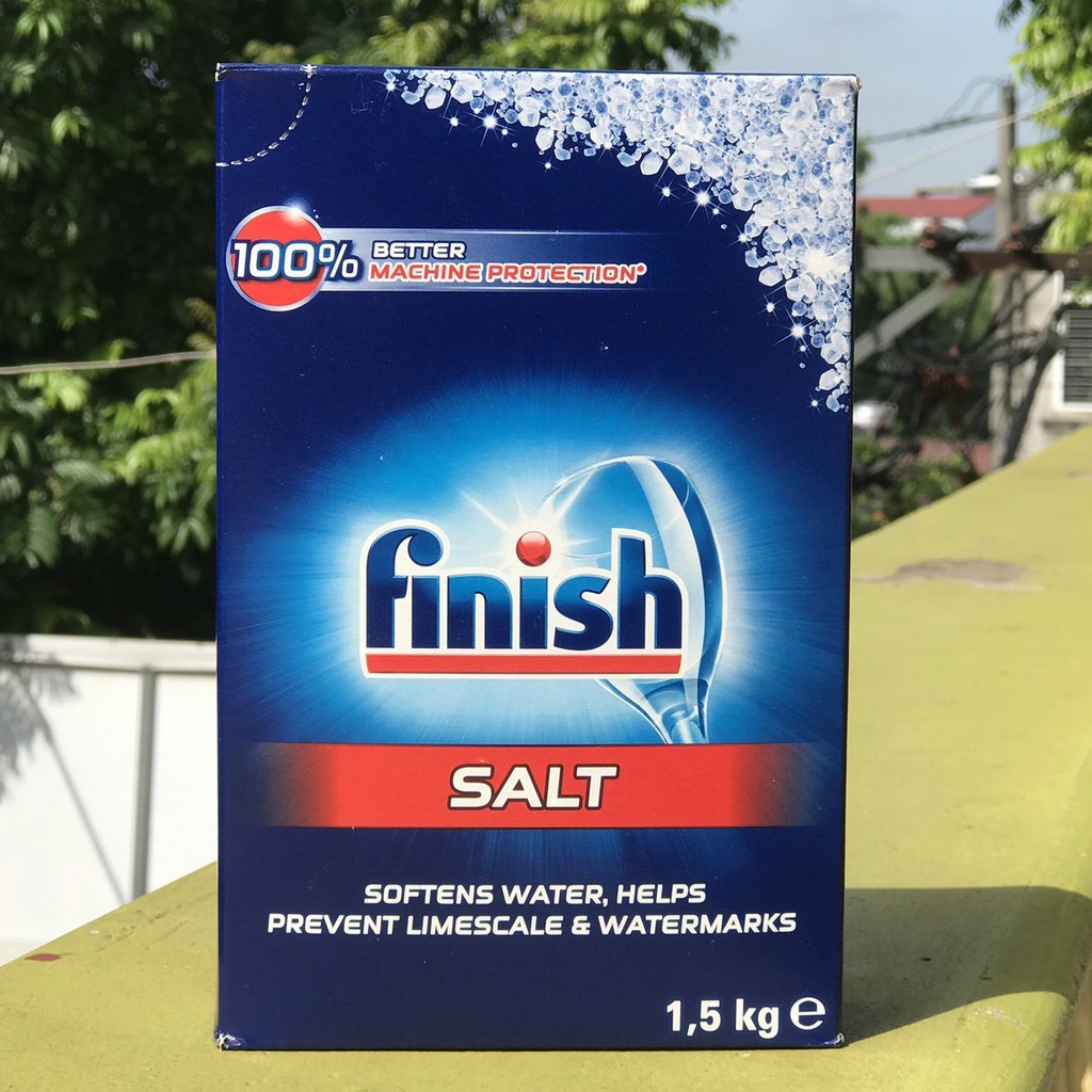 Muối rửa chén bát Finish trong máy rửa bát 1.5kg