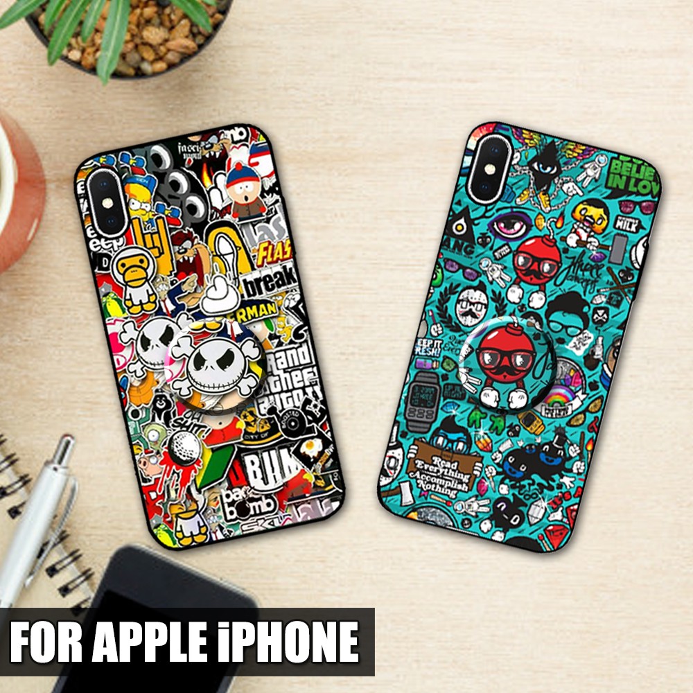 Ốp Điện Thoại In Hình Simpsons Gta Zombie Cho Iphone 5 6 7 8 X Xs 11 11 Pro 11 Pro Max Pop Socket