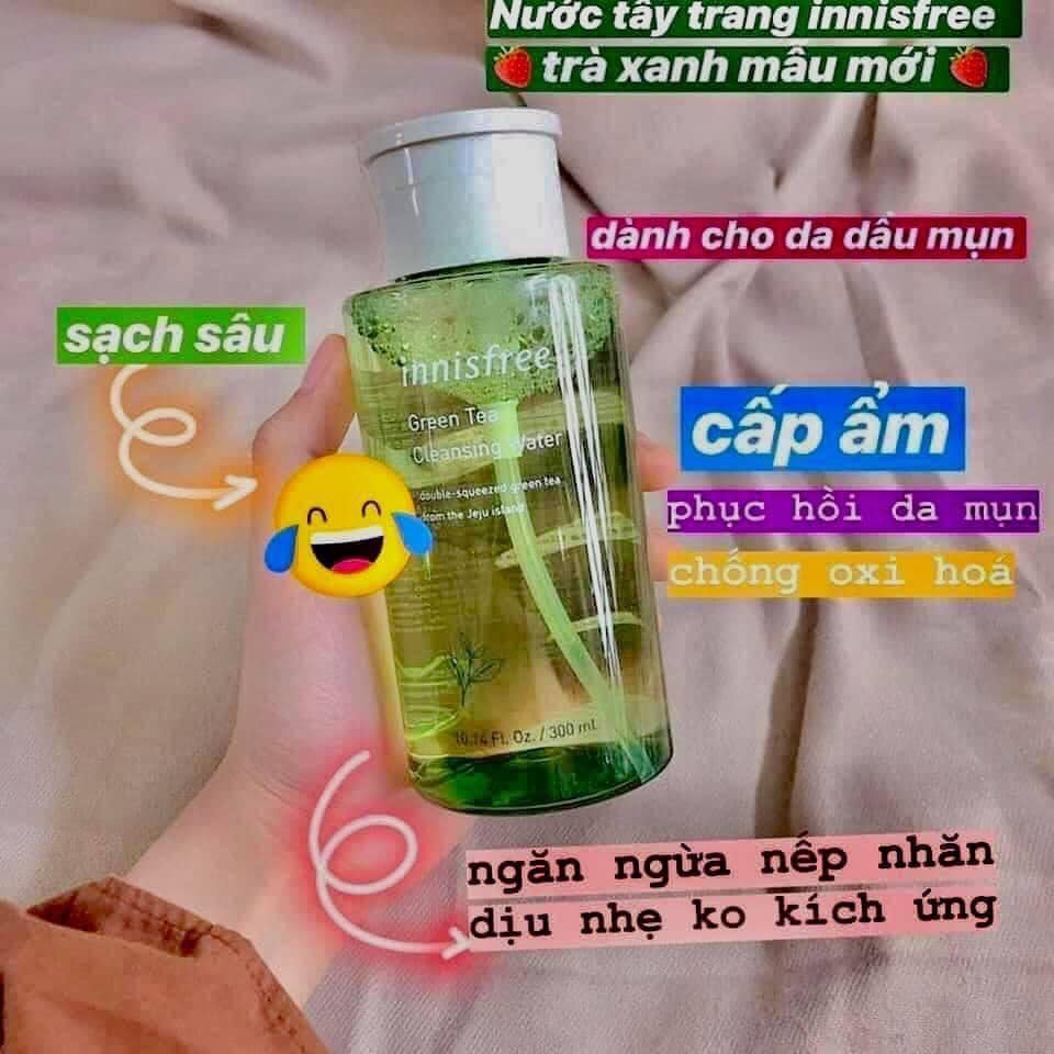 NƯỚC TẨY TRANG INNISFREE TRÀ XANH MẪU MỚI
