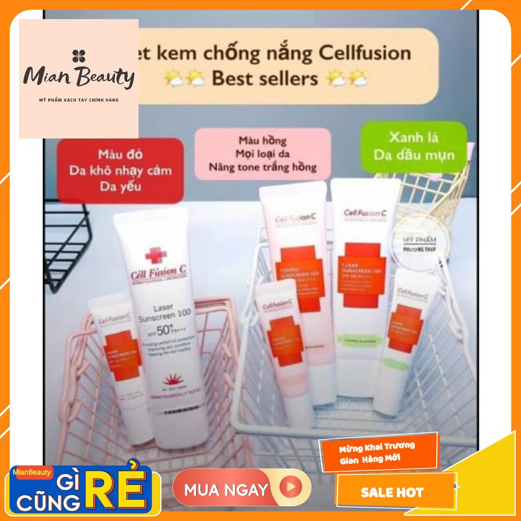 [CHÍNH HÃNG] Kem Chống Nắng Cell Fushion C | BigBuy360 - bigbuy360.vn