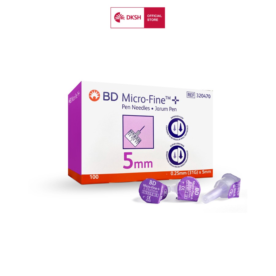 Kim bút tiêm insulin BD Micro-Fine™ 4mm 31G dành cho người điều trị tiểu đường - hàng chính hãng