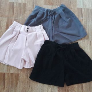 Combo 3 quần đùi nữ dáng xòe