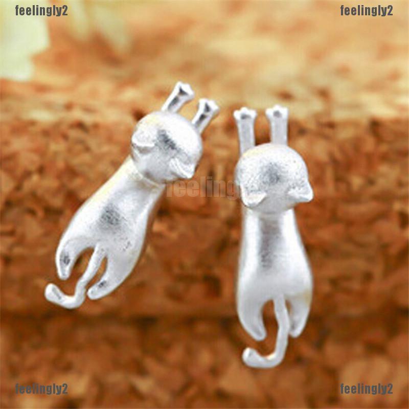 ❤Mặt Trời❤ Bông Tai Hình Mèo Dễ Thương Cho Nữ