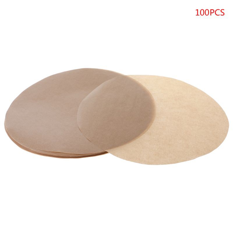 Set 100 giấy nướng bánh 8 inch chống dính
