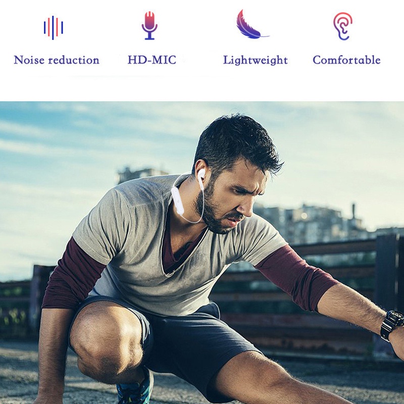 Tai Nghe Nhét Tai S6 Bluetooth 4.1 Âm Thanh Stereo Sống Động Và Phụ Kiện