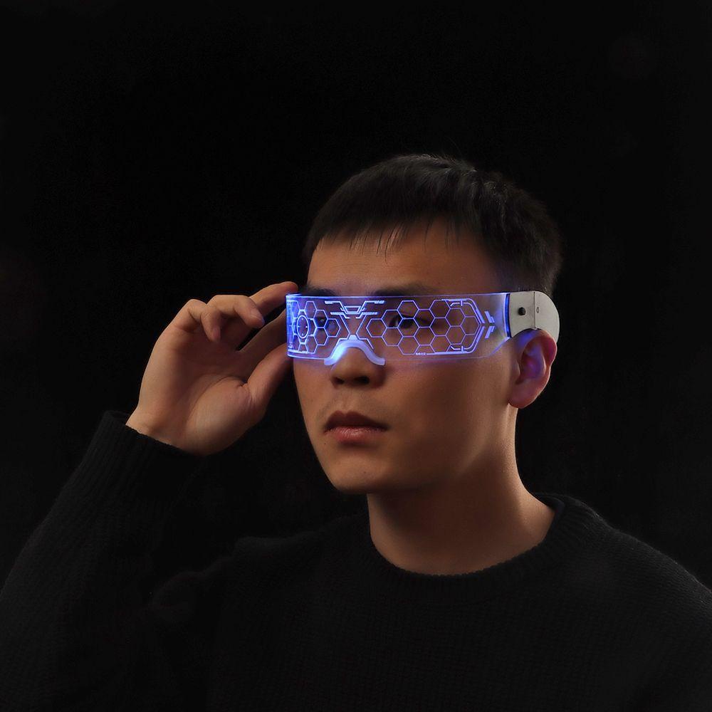 Mắt Kính Có Đèn LED 7 Màu Sắc Neon Dành Cho Biểu Diễn