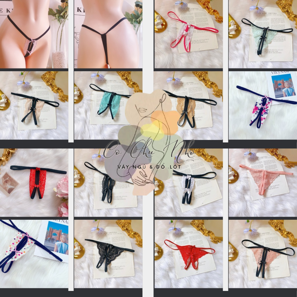 CK001 - Chip ren lọt khe sexy - quần lót ren dày dặn sexy - cô chủ nhỏ chuyên sỉ (link2)