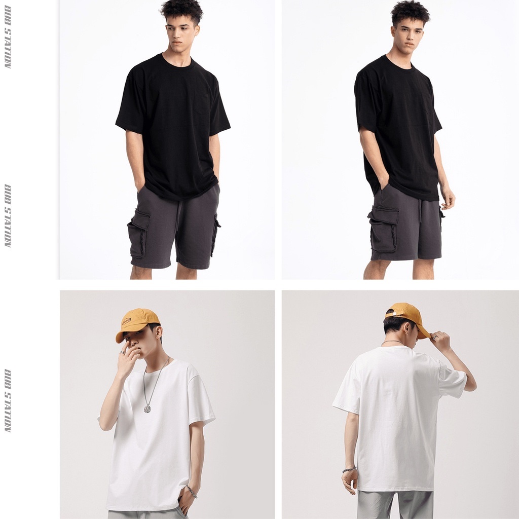 Áo thun trơn với chất liệu 100% cotton