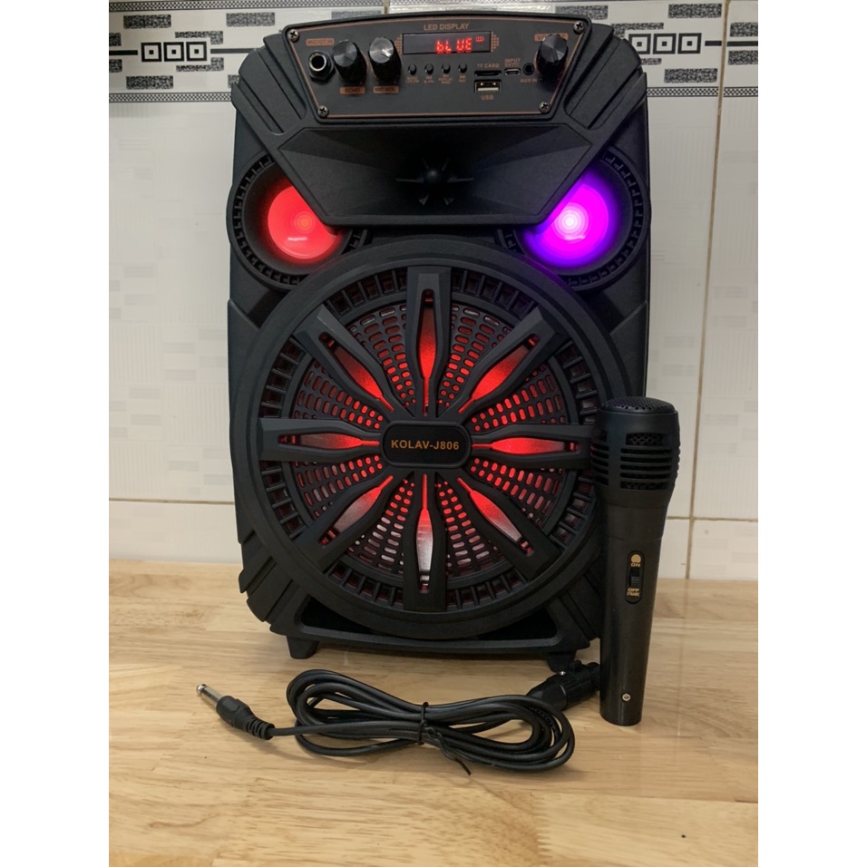 Loa Karaoke bluetooth - Tặng kèm micro có dây