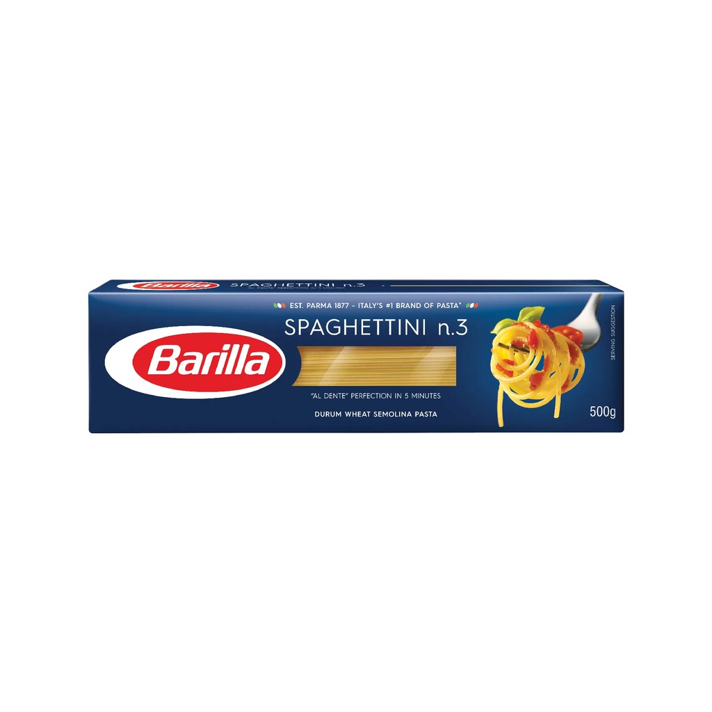 Mỳ Barilla sợi hình các cỡ Spaghettini 500g