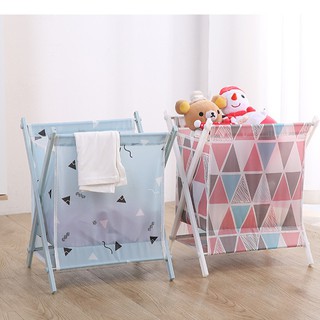 Giỏ đựng đồ, giỏ vải gấp gọn có khung đa năng tiện dụng (G11)