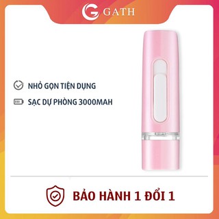 Máy Xịt Khoáng Nano kiêm sạc dự phòng Mini Cầm Tay Kiêm Xông Hơi Mini Giúp Cấp Ẩm Trắng Da tiện lợi gọn nhẹ