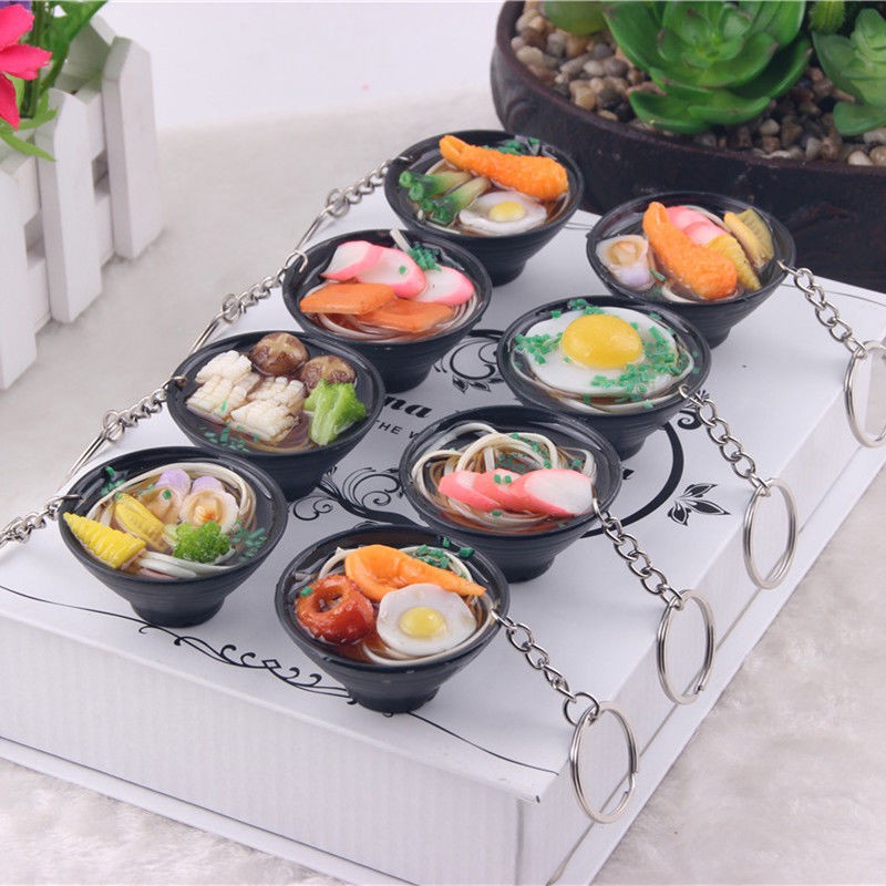 Móc Khóa Hình Đồ Ăn 5Cm Dễ Thương