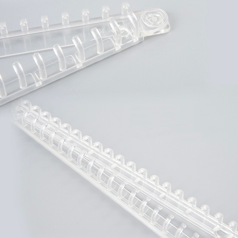 Thanh còng nhựa set bìa nhựa A4 A5 B5 20 26 30 lỗ phụ kiện làm sổ còng sổ planner SIZE TO 17mm