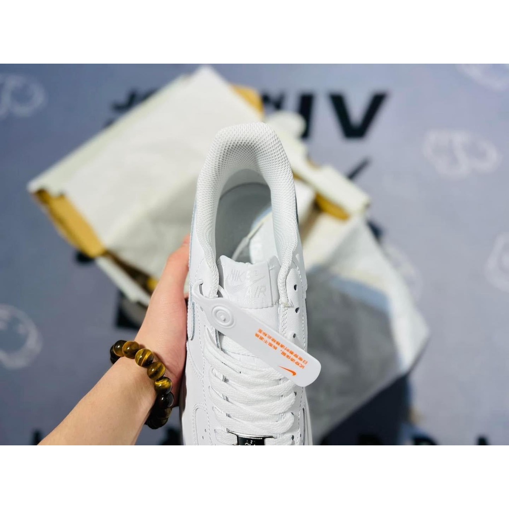 Giày Nam Nữ Nike Air Force 1 AF1 Trắng Cổ Thấp, Giày Thời Trang Đi Học Đi Chơi Đẹp Hot Trend 2k