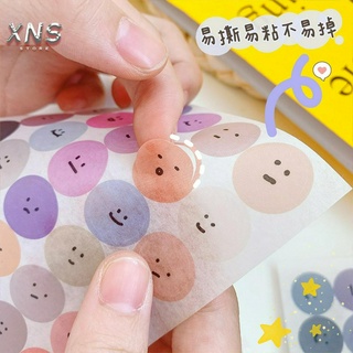 Miếng Dán Hình Mặt Cười Trang Trí Sổ