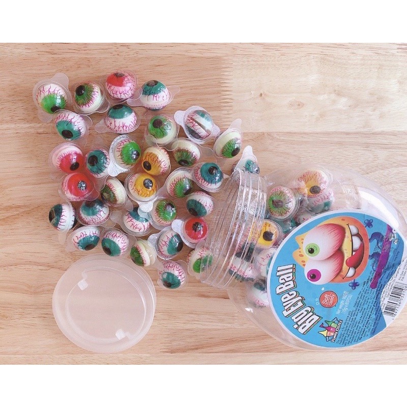 [Mã 267FMCGSALE giảm 8% đơn 500K] [Lẻ] 1 viên kẹo dẻo con mắt/ địa cầu/ trái banh ko nhân | BigBuy360 - bigbuy360.vn