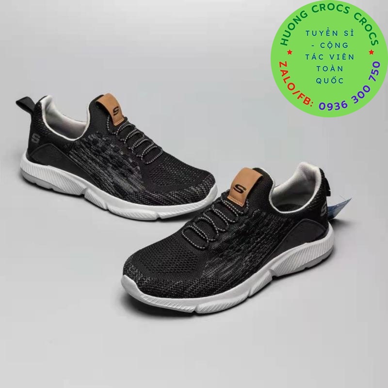 GIÀY THỂ THAO SKECHERS GOWALK GOGA MAX RELAXED FIT CHO NAM MÀU ĐEN