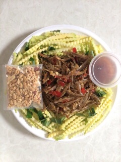 COMBO CÁ CƠM KHÔ RANG TỎI ỚT
