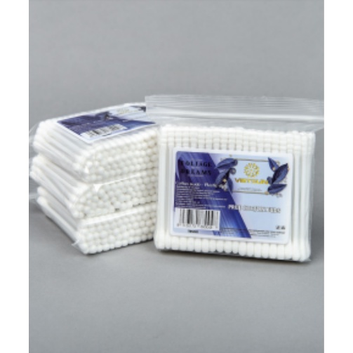 TĂM BÔNG NGƯỜI LỚN LÕI NHỰA CAO CẤP 100pcs/gói