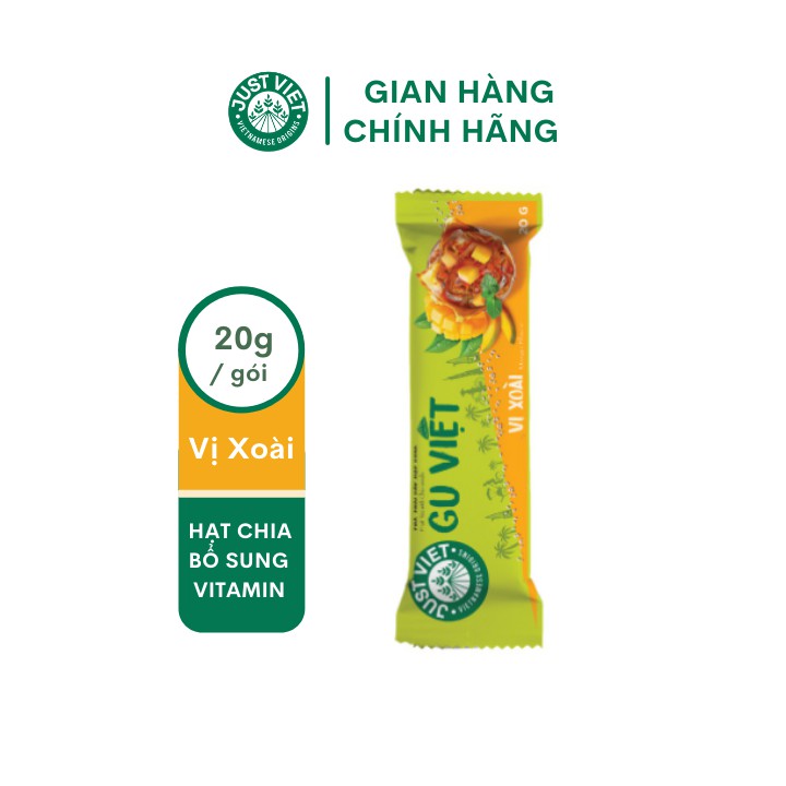 Trà Trái Cây Hạt Chia Just Viet - Vị Xoài - Gói 20g | BigBuy360 - bigbuy360.vn