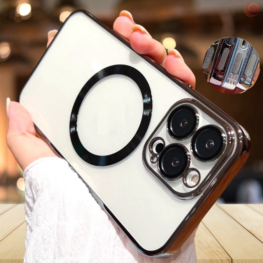 Ốp iphone 14 ProMax 14Plus 14Pro 13 ProMax 13Pro 12 ProMax 11 Pro Max - ốp lưng hở táo viền vuông Bảo vệ camera
