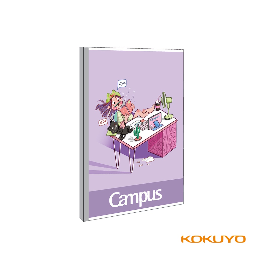 Vở kẻ ngang có chấm Campus Cartoon B5 120 trang chính hãng