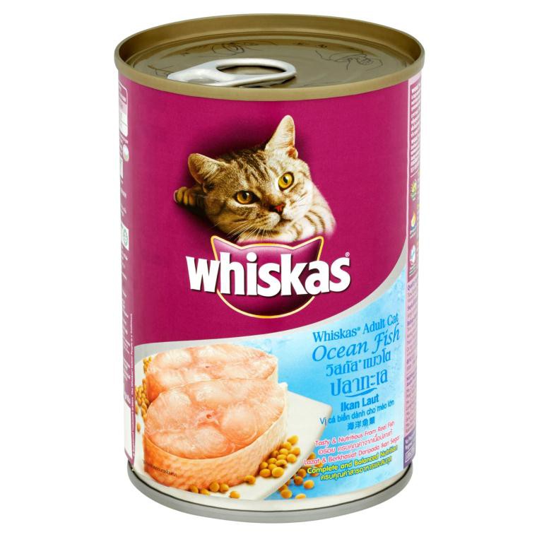 [Mã PET50K giảm Giảm 10% - Tối đa 50K đơn từ 250K] Combo 12 lon pate Whiskas cho mèo (lon 400gr)