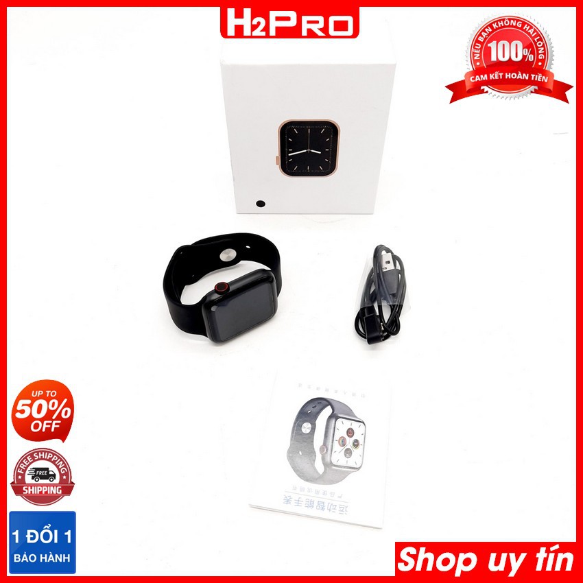 Đồng hồ thông minh W16 H2Pro, 1.75in, chống nước IP68, đo nhiệt độ cơ thể-nhịp tim-đếm bước, đồng hồ thông minh giá rẻ