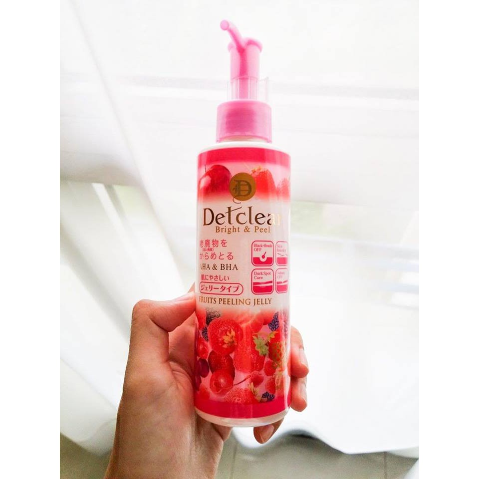 TẨY DA CHẾT MEISHOKU DETCLEAR BRIGHT PELL FRUITS PEELING JELLY 180ML NHẬP KHẨU CHÍNH HÃNG CHÍNH HÃNG - 4522