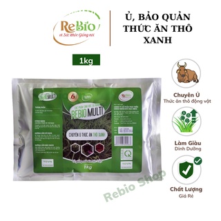 MEN Ủ THỨC ĂN CHĂN NUÔI 𝐌𝐔𝐋𝐓𝐈 𝟔 - 𝟏𝐤𝐠- Men Chuyên ủ, bảo quản thức ăn thô xanh cho động vật ăn cỏ...