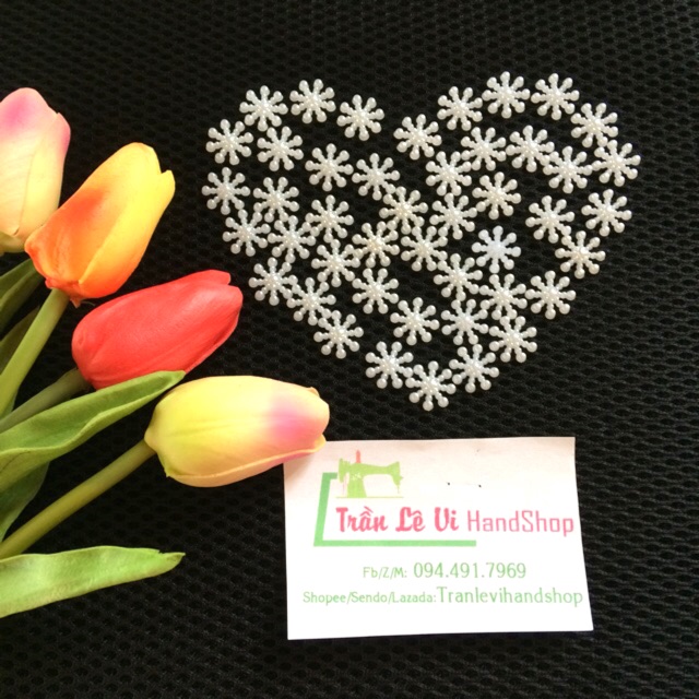 HẠT TRAI ĐẸP HOẠ TIẾT HOA TUYẾT